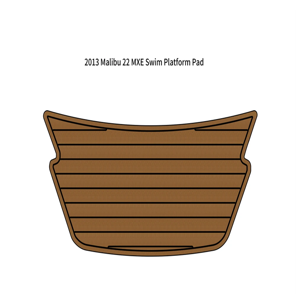 

2013 Malibu 22 MXE Swim Platform Pad Boat EVA Foam Faux Teak Deck Floor Mat SeaDek Gatorstep Style Self Adhesive dmfg9kj3g