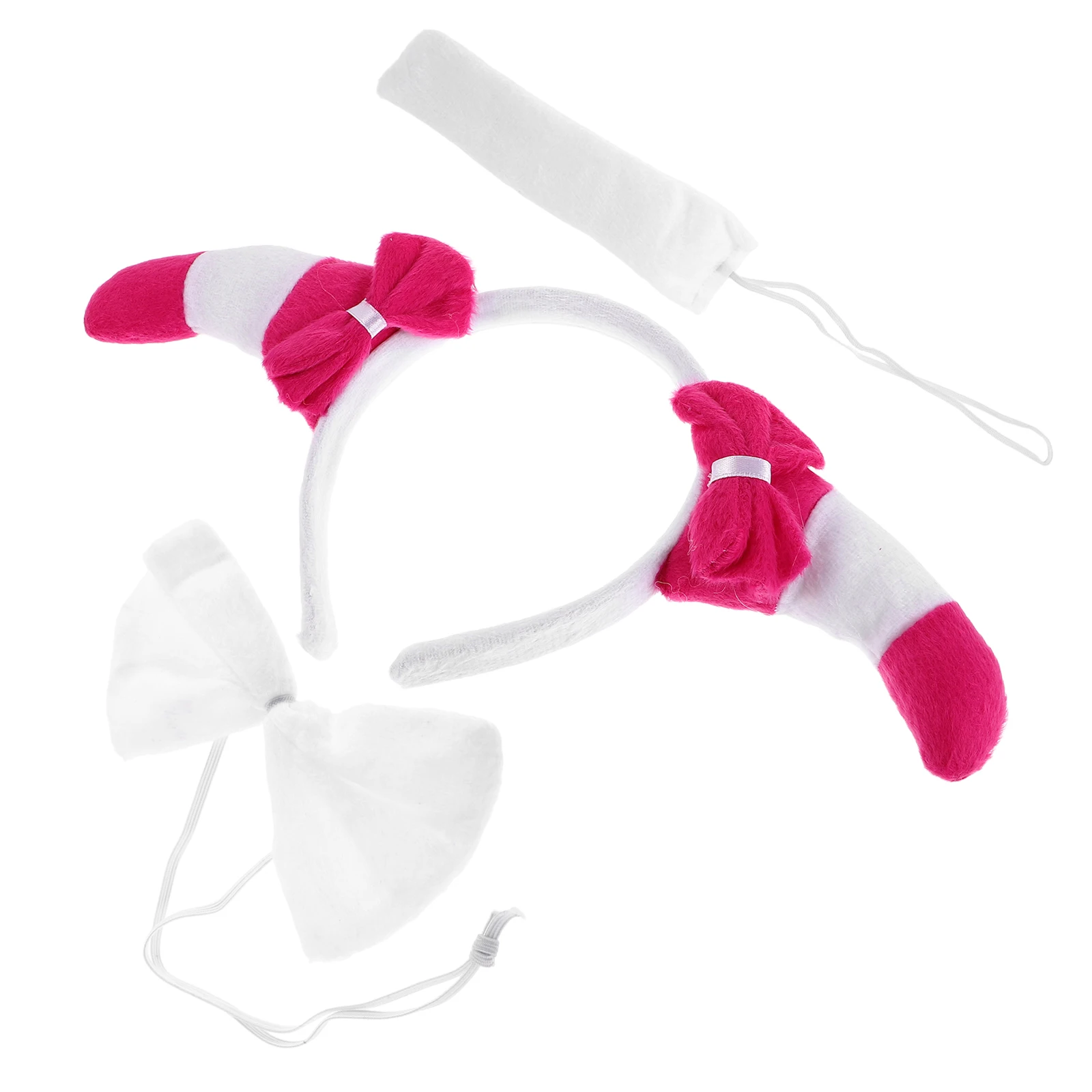 

1 set Lamb Ears Headband Women Girls Sheep Horns Plastic Hair Accessories Party Cosplay Animal Costume Props Kids Fairy Play