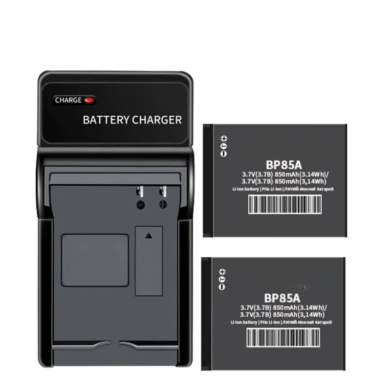 Long Lasting BP85A Camera Battery Charger for Samsung PL210 SH100 WB210 ST200F ST201 CCD Camera Replacement Kit