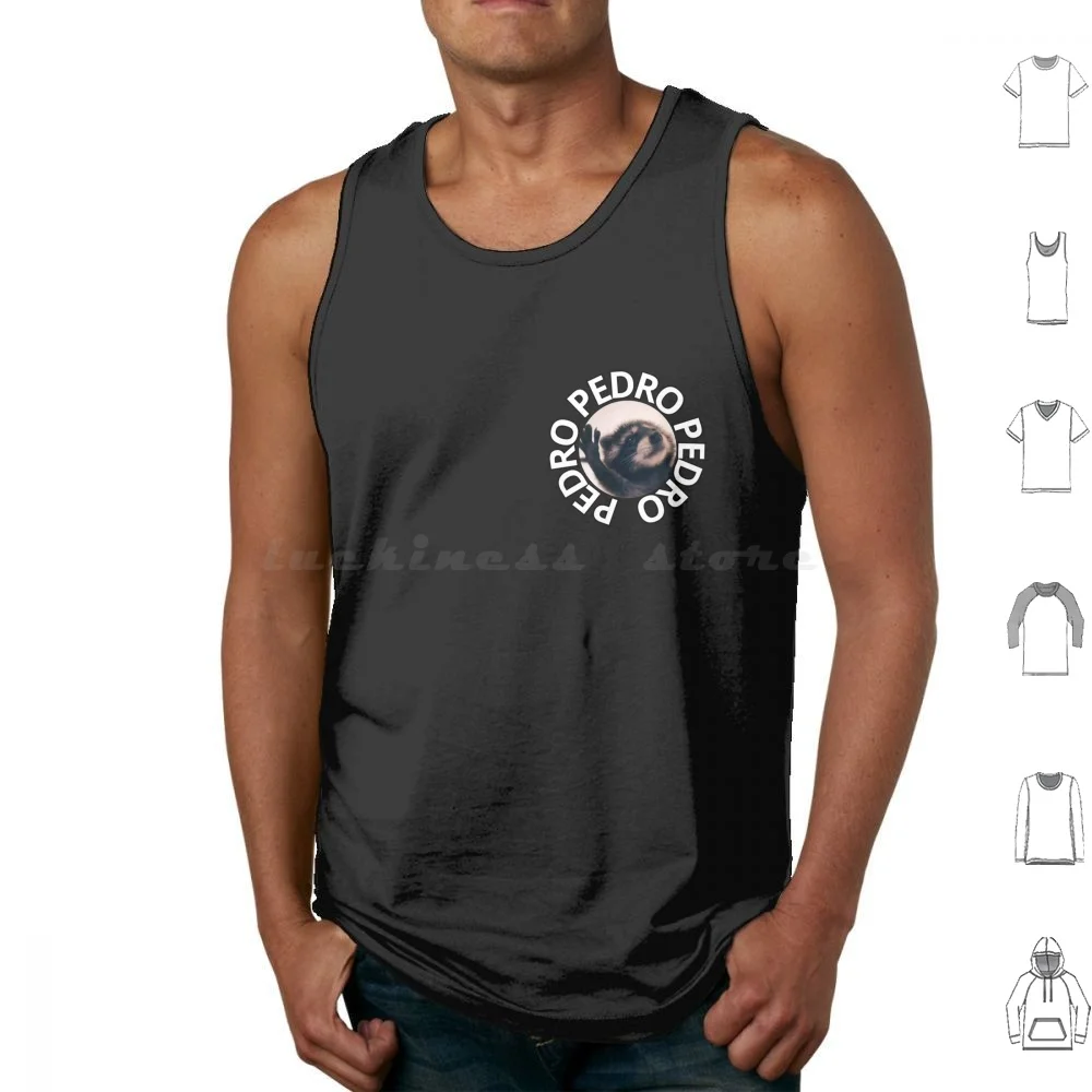 Pedro Raccoon , Pedro Pedro Pedro , Viral , Memes Tank Tops Vest Sleeveless Pedro Raccoon Meme Pedro Pedro Pedro Pedro