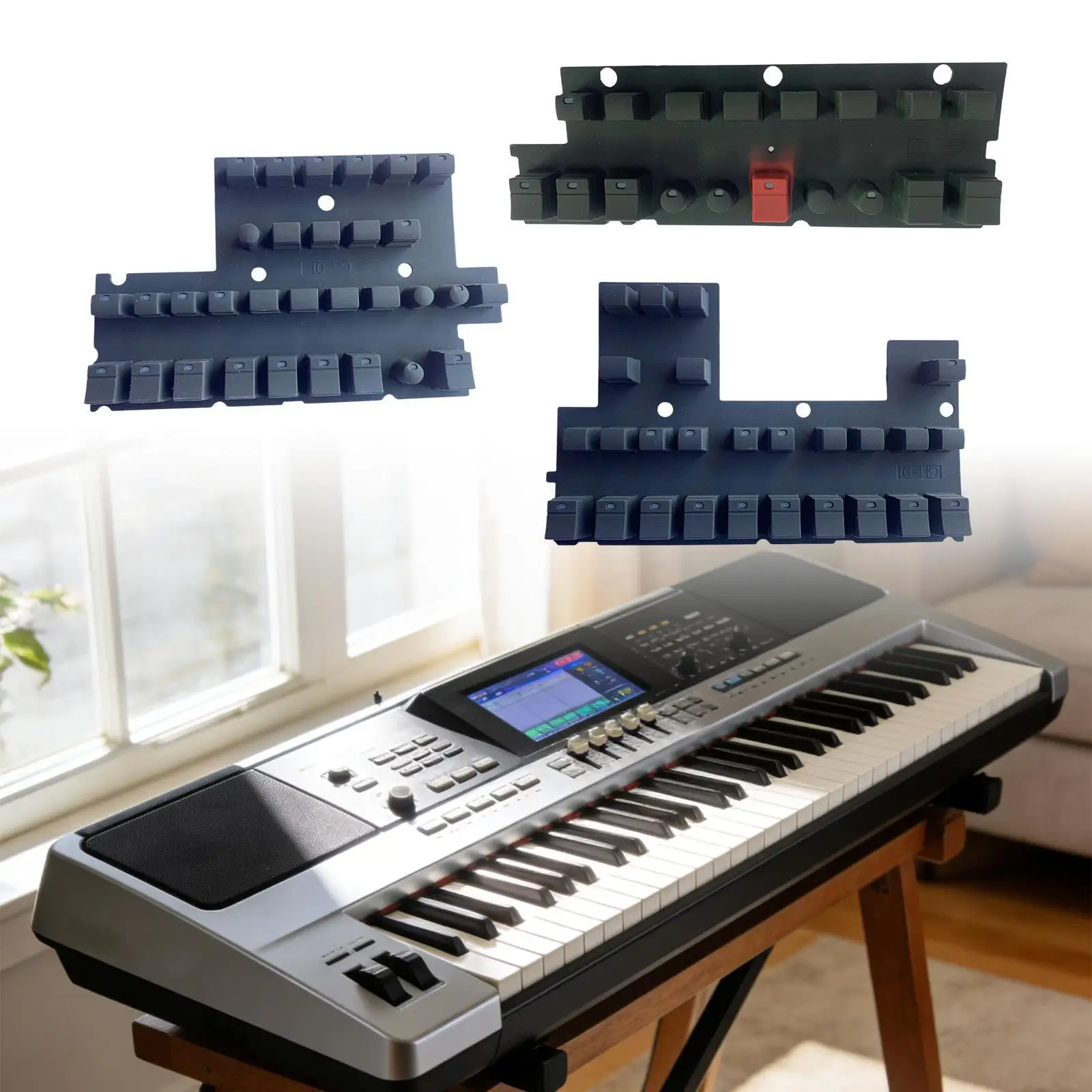 

Электронная контактная токопроводящая накладка для клавиш клавиатуры PA700 для ремонта, обслуживания, практики и улучшения работы