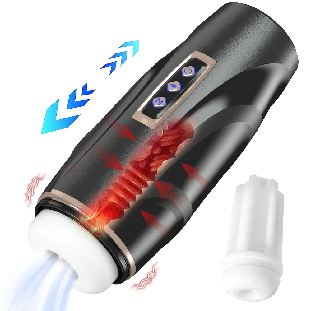 Automatic Masturbator Cup Electric Pussy Blowjob Machine Thrusting Sucking Toy Adult Goods for Men Vagina Masturbator Equipment