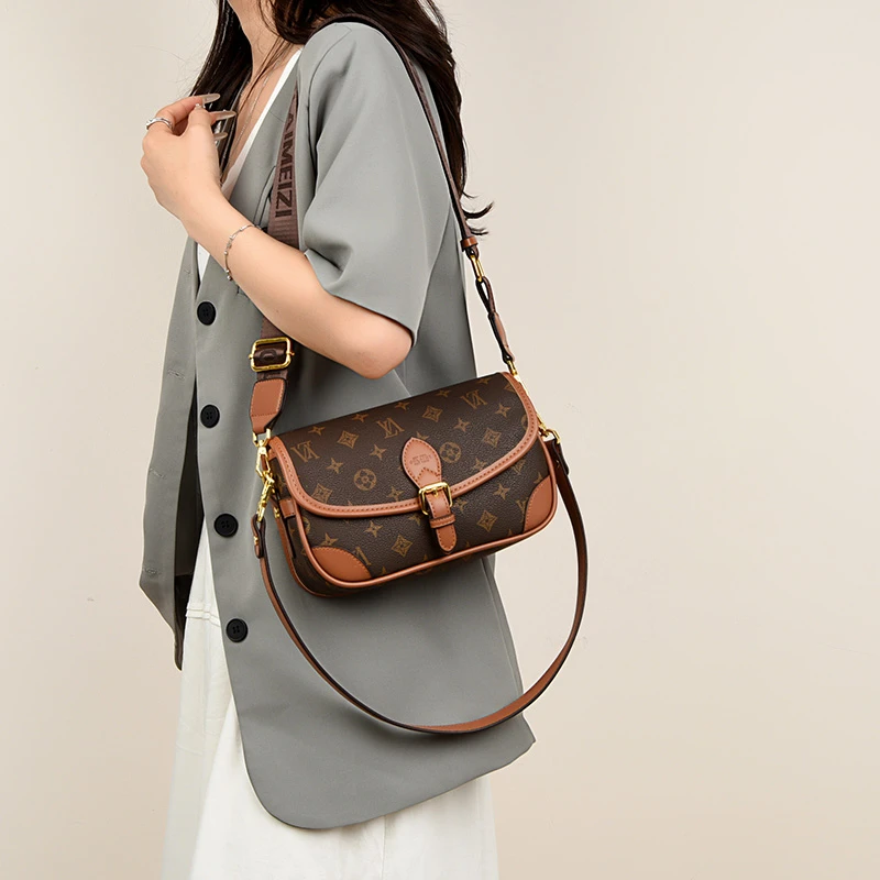 

New PU leather chain strap shoulder bag for women, high-quality casual handbag, fashionable party crossbody bag