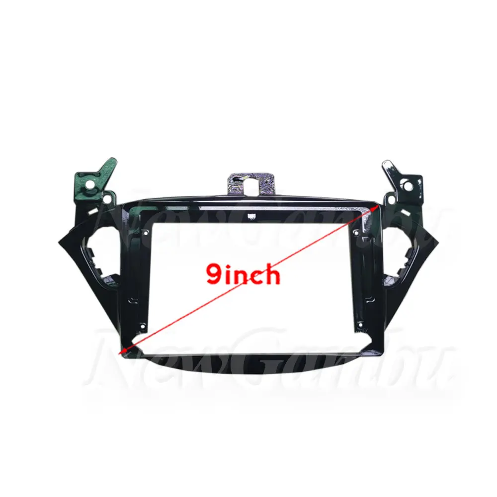 9 inch For OPEL Adam Corsa 2013+ Frame Audio Adaptor Dash Trim kit Facia Panel  Radio Player screen ABS No 2 din