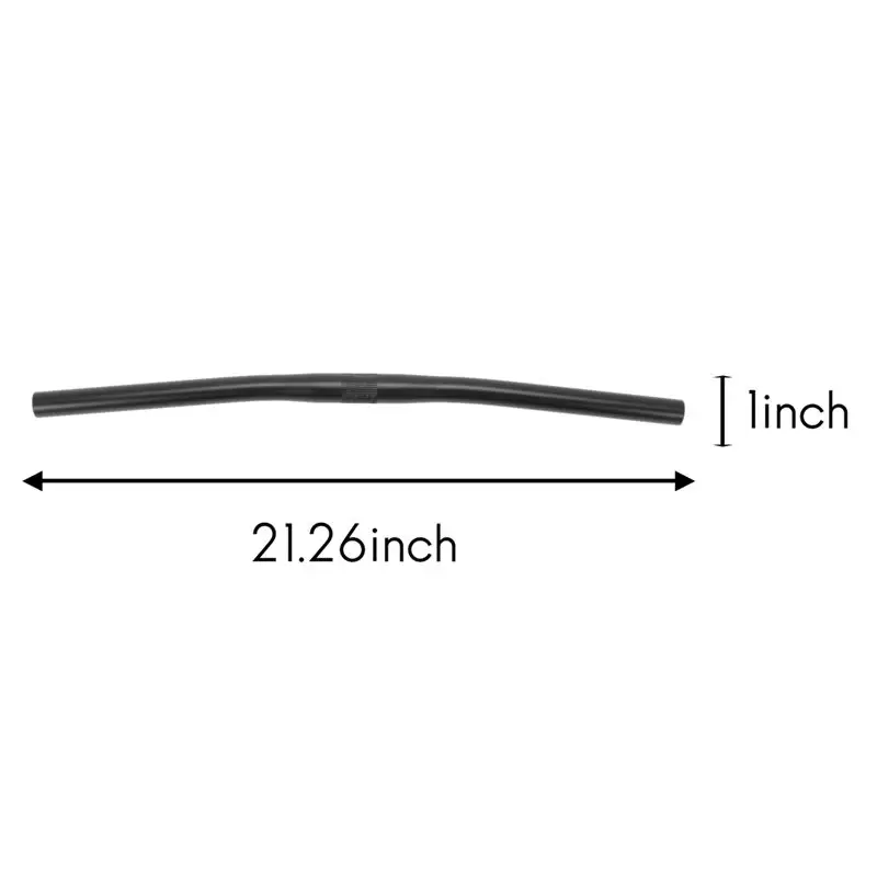 

AEF6-2X Alloy Fixed Gear Bicycle Cycling Straight Fixie Bike Straight Bar Handlebarcolor:Black