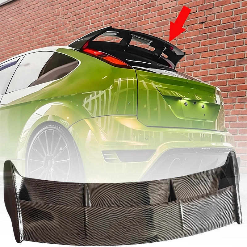 Roof Spoilers For Ford Focus RS 2009 2010 2011 2012 2013 2014 2015 2016 2017 2018 Car Rear Wing Auto Exterior Accessories