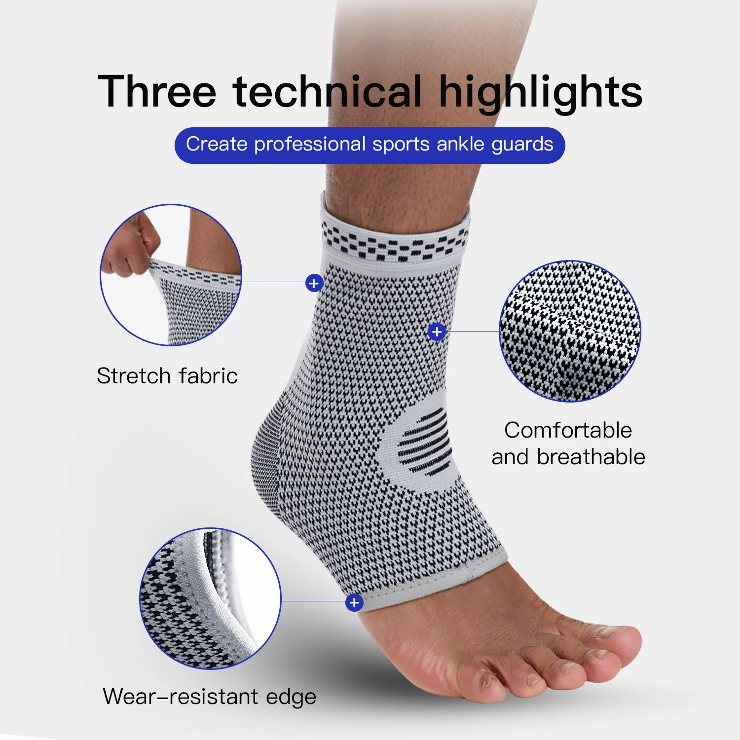 1pc bandagem tornozelo suporte - Ankle Support Badminton avaliação e preço