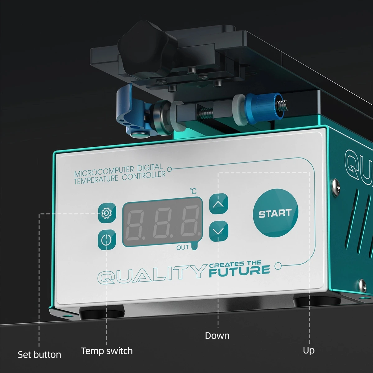 

UYUE 958S-2 Curved Screen Separator for Mobile Repair, Double Suction Power, 7" Max, 400W Heating