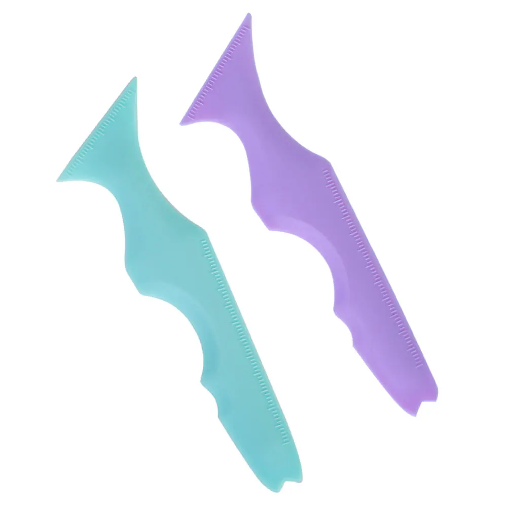 

2 шт. силиконовые трафареты для подводки глаз, многоразовые шаблоны для макияжа глаз, угловые линейки для бровей и теней, инструмент для макияжа, косметический помощник