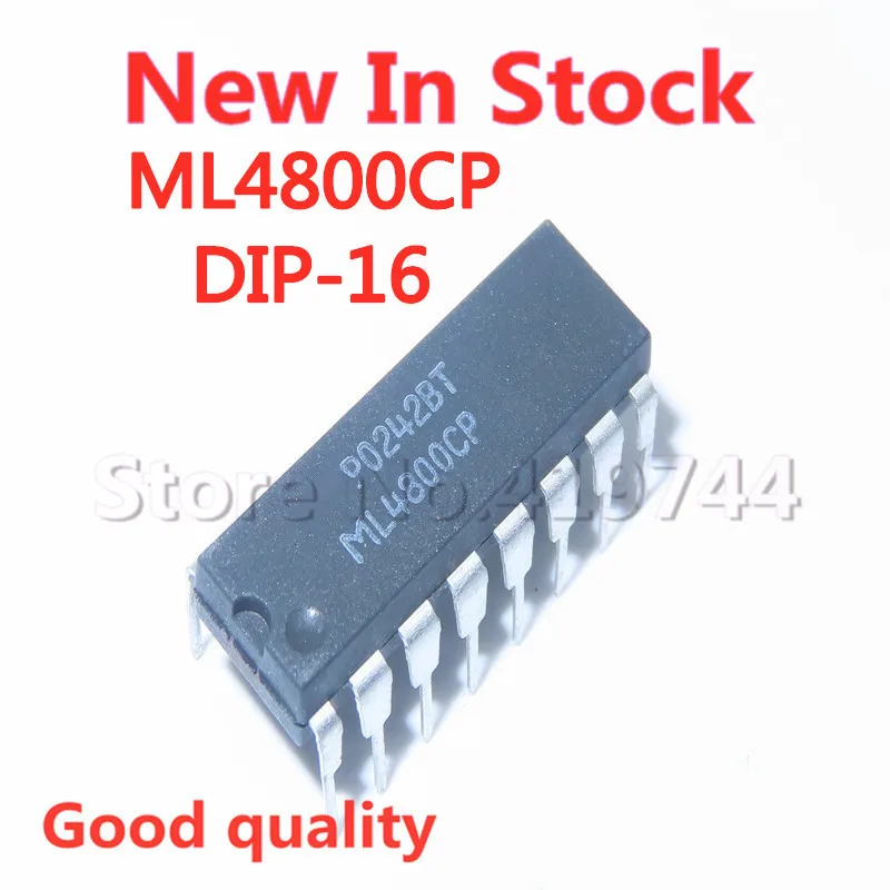 5PCS/LOT ML4800CP ML4800 DIP-16 Power Factor Controller IC  In Stock NEW original IC