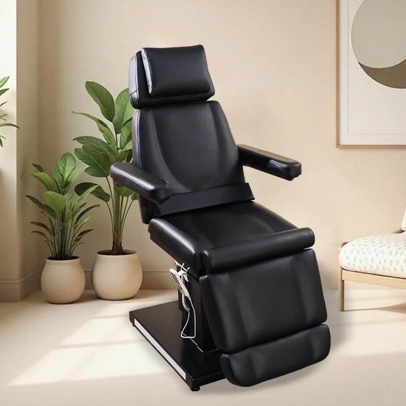 Luxury Facial Electric  Chair L180°+R180° Rotation Top Massage Bed China Furniture 3/4motor Electric Facial Massage Beauty Table
