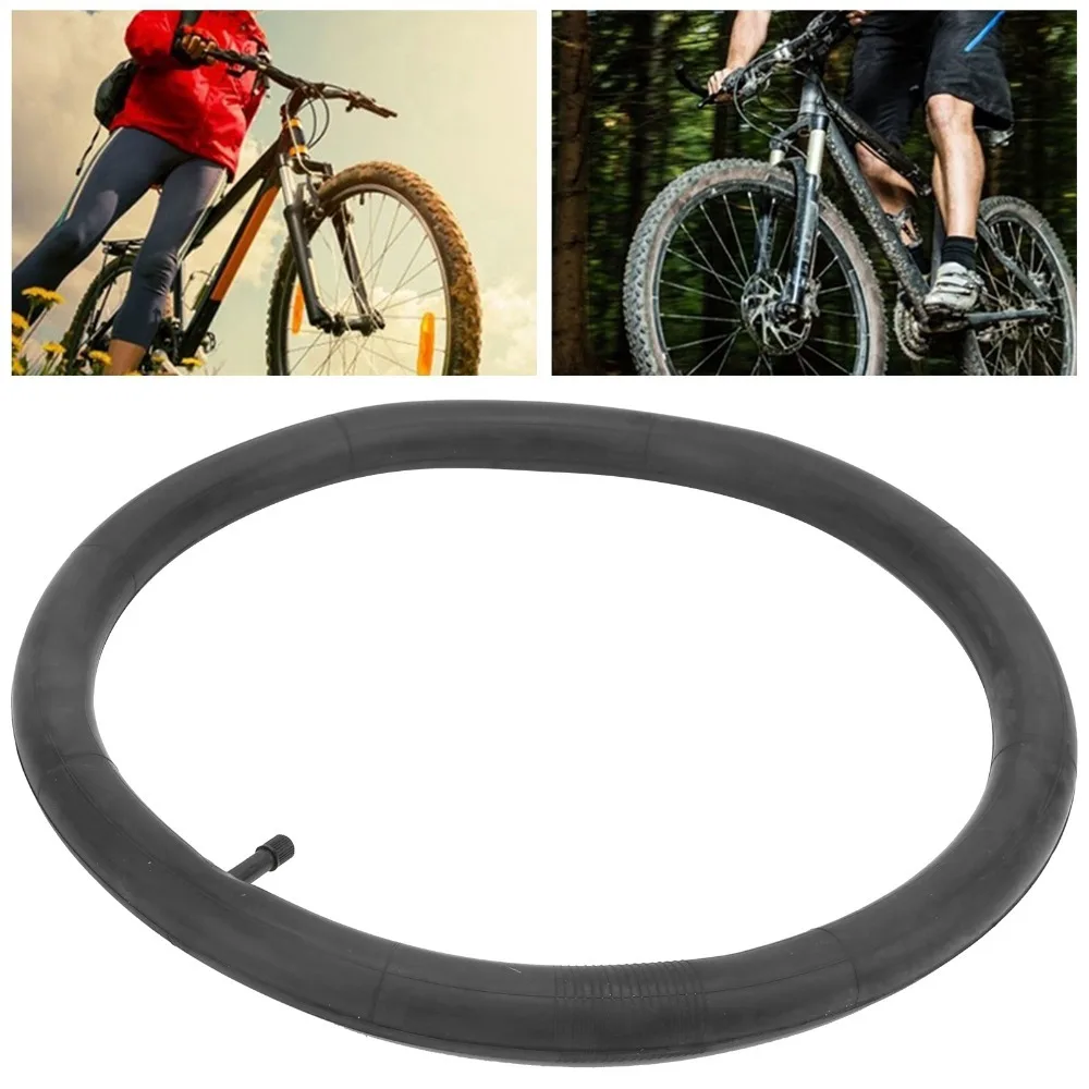 2 PCS 20 x 1.75/1.95 Bike Inner Tubes 32mm fo Schrader Valve Rubber Bike Replacement Tubes Black Inner Tube Replacement
