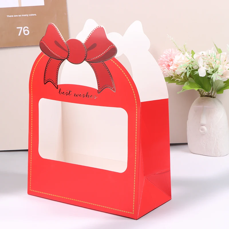 Sac fourre-tout portable pour fleurs, boîte d'emballage de fleurs, boîte de rangement, mariage, Saint Valentin, cadeaux de fête d'anniversaire, boîte de bouquet de fleuriste