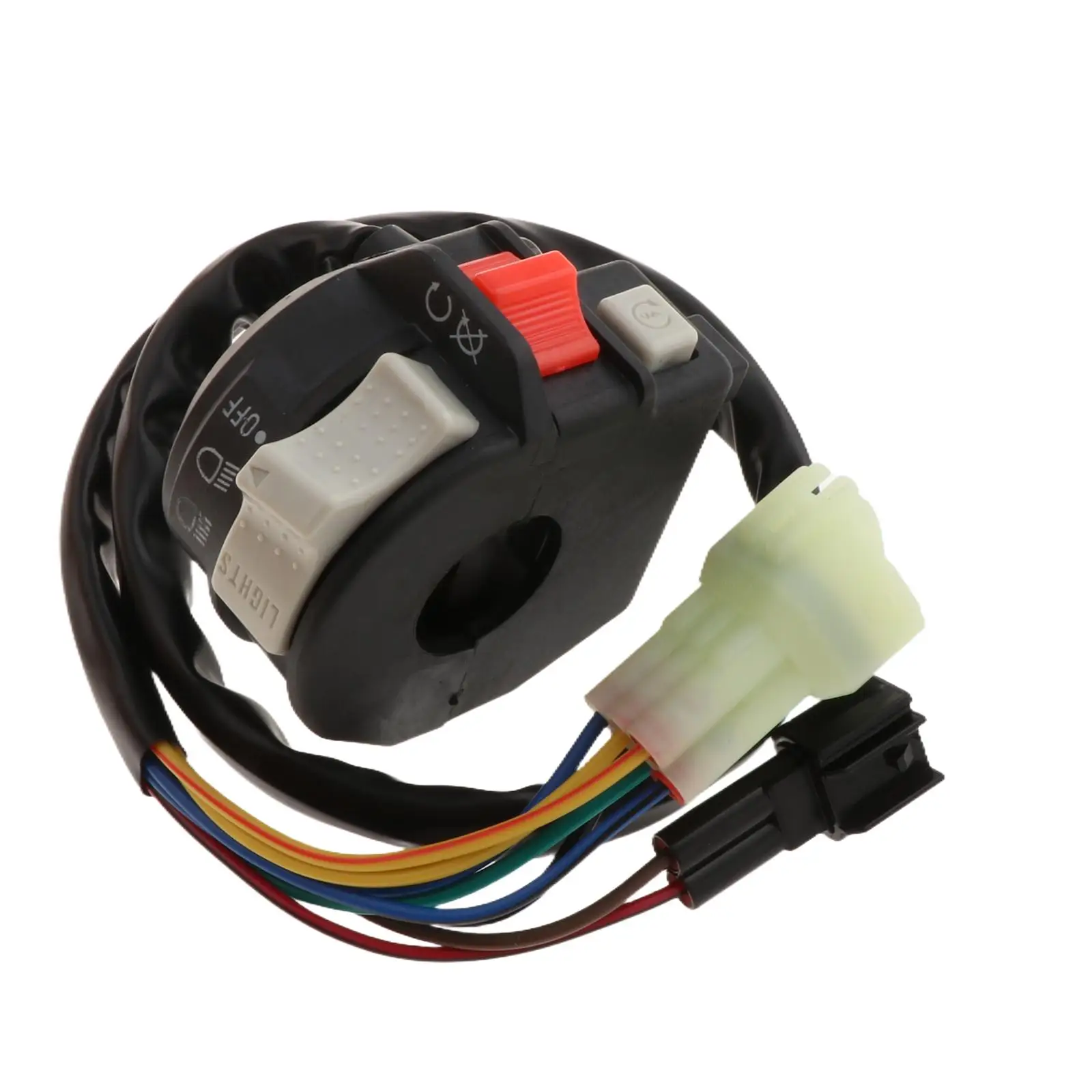 

Motorcycle Left Handlebar Switch Easy Install Headlight Kill Off Switch for Yamaha YFZ450 5TG-83973-09-00