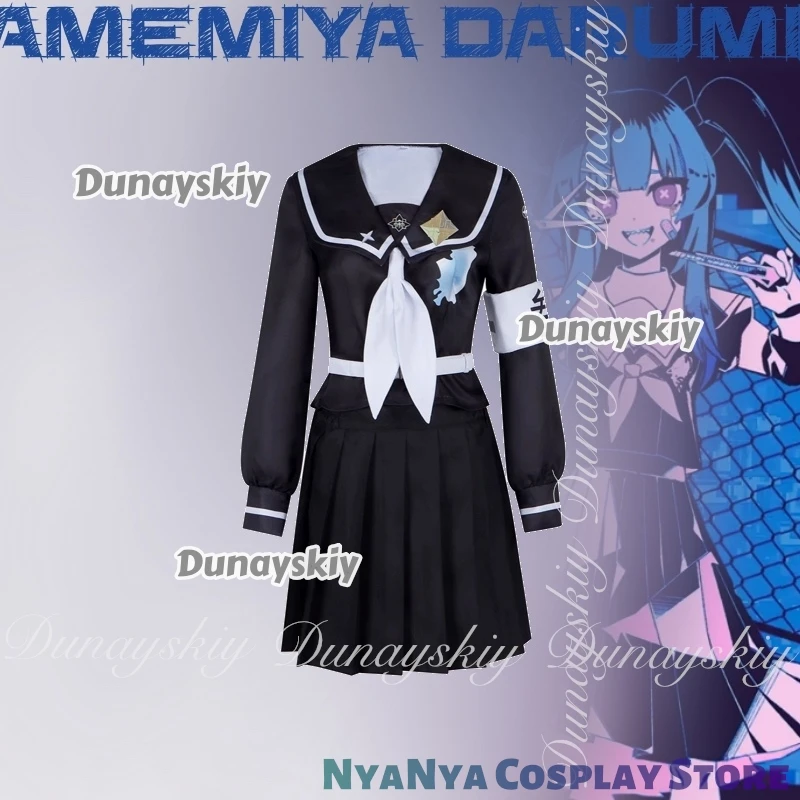 A Cem Linha -Última Academia de Defesa - Jogo Amemiya Darumi rsiLandmine é uma garota adolescente com Jk ssiTraje terno completo