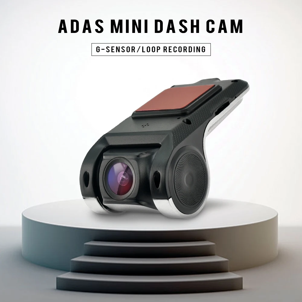 

USB ADAS Car DVR Dash For Auto Android Multimedia Player Camera Loop Recording Hidden Type Motion Detection with SD Card