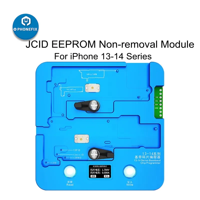Imagem -05 - Baseband Eeprom Chip Programador Não-remoção para Iphone X15 Pro Max Leitura e Escrita Copiar ic Dados Tensão Atual Detecção jc