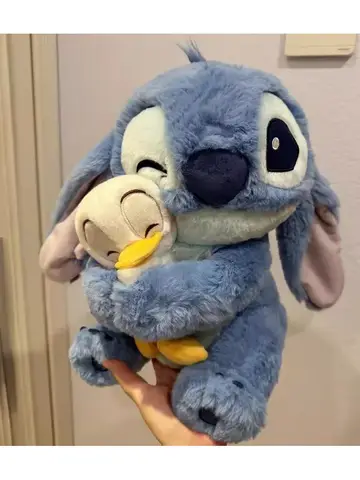 2025Hot 20cm Disney Plush Doll Stitch Lilo Doll Cute Duck Stitch Plush Stuffed Toy Christmas Children's Birthday Gift Kawaii Toy