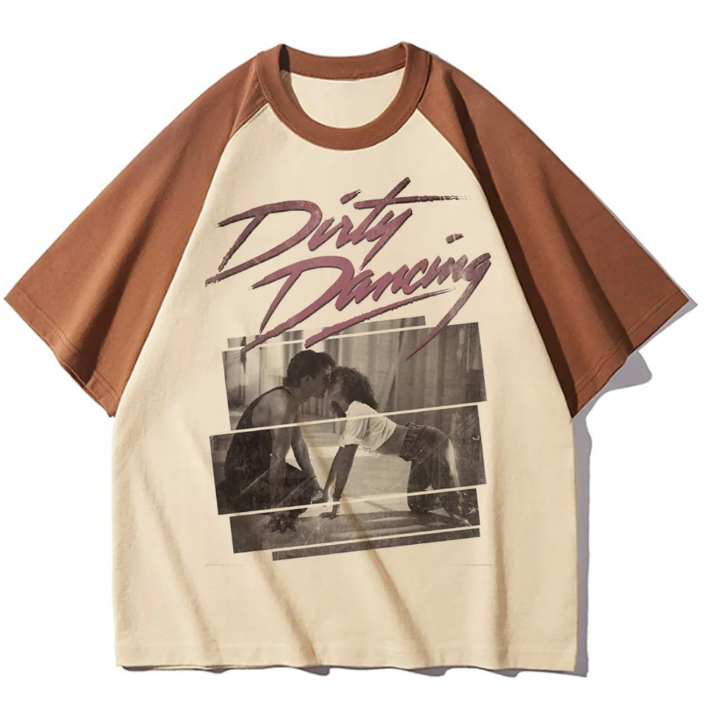 Dirty Dancing tshirt teen japanese clearance sales jojifuku goth t shirt 2000s harajuku baddie Psychedelic jojifuku