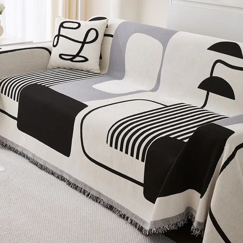 Chenille Sofa Cover Universal Couch Towel Dust Proof Sofa Cushion Cover Anti-cat Scratch Protection Cover Sofa Blanket Carpet