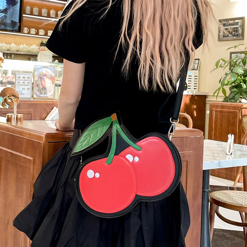 

Cute Cherry Bags for Woman Hit Color Crossbady Bag 2025 New Personality Bolso Trendy Sac Femme Originalbolsos De Mujer