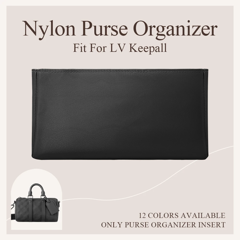 

Nylon Purse Organizer Insert Fit for LV Keepall Handbag Cosmeitcs Inner Liner Bag Storage Inside Bag In Bag Organizer Insert