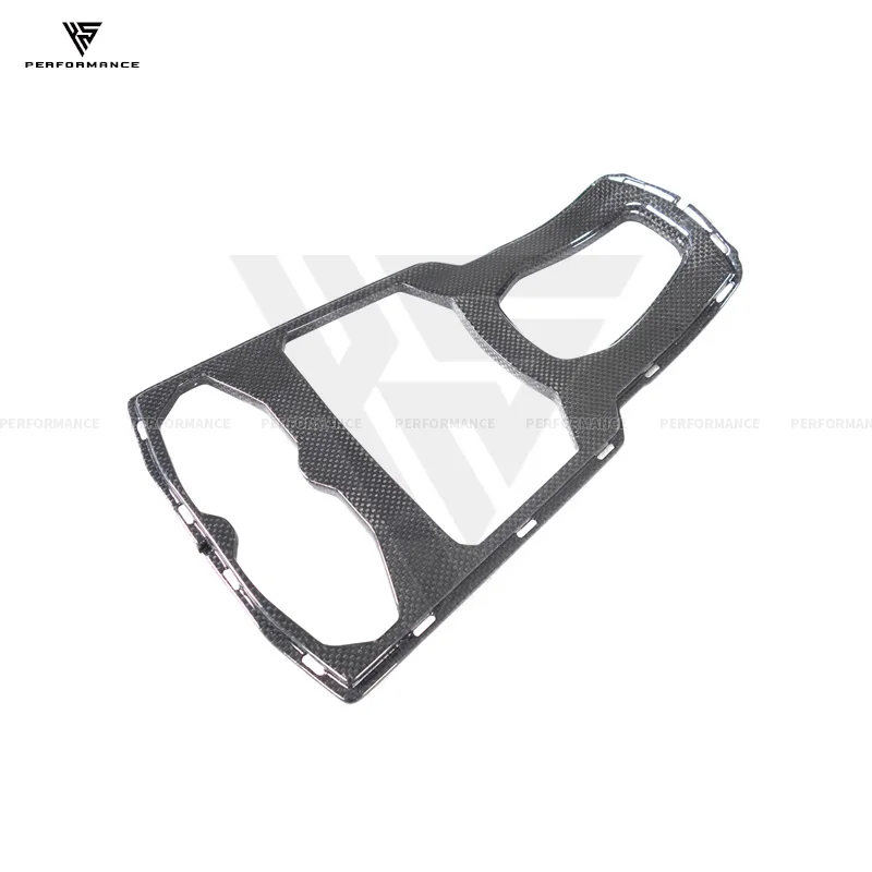 Dry Carbon Fiber Car Interiors Center Controller Panel Replacement For Lambo Huracan LP580 LP610 2014-2019 Carbon Panel