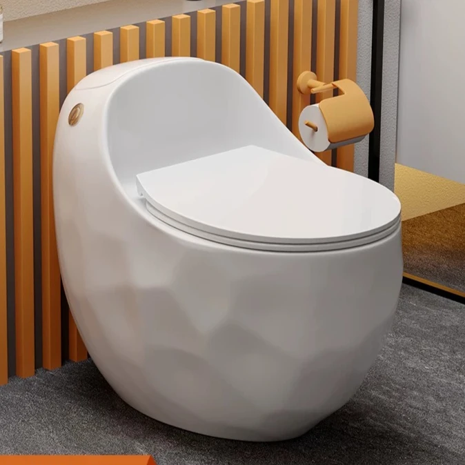Factory Direct Compatible withManglis Black Egg Shaped Household Pump Deodorant Toilet Ceramic Seat Toilet Jet Siphon Toilet