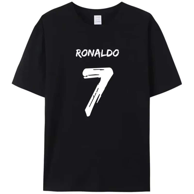 Sport Ronaldo Men's T-Shirt Cristiano Print Harajuku Women's Cotton T-Shirt Lucky Number 7Esporte with Cruzeiro teeNO.1