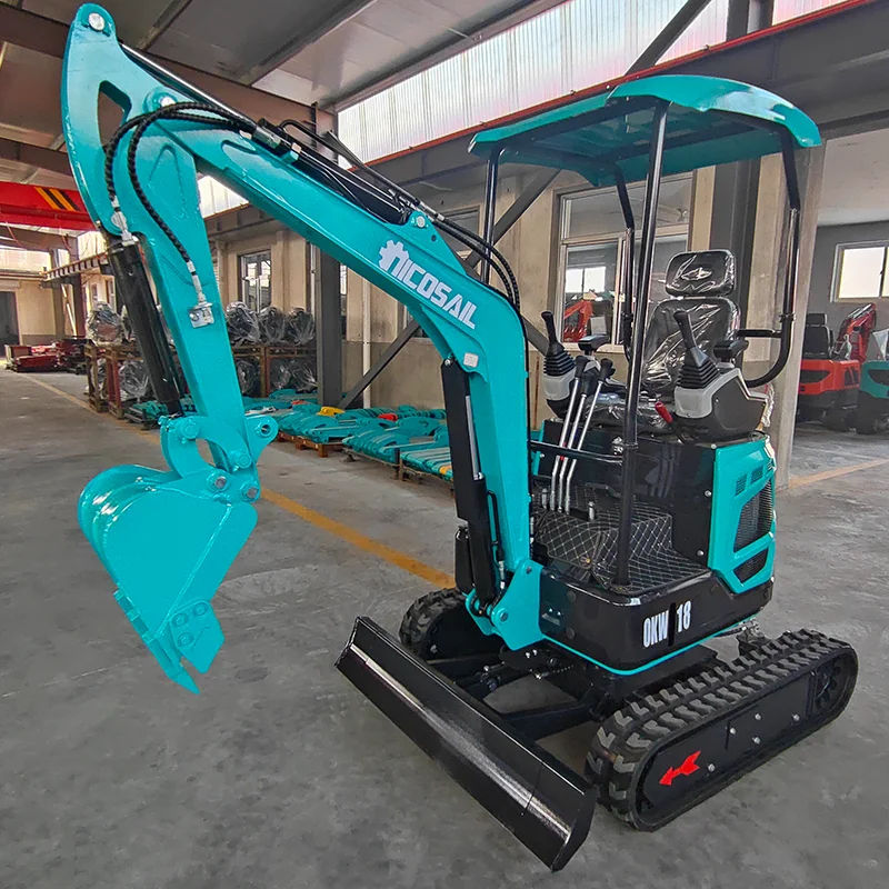 Customized 1.8 ton Mini Excavator Digger Machine Kubota Engine Bagger Agriculture Tools And Equipment Farming Tractor Factory