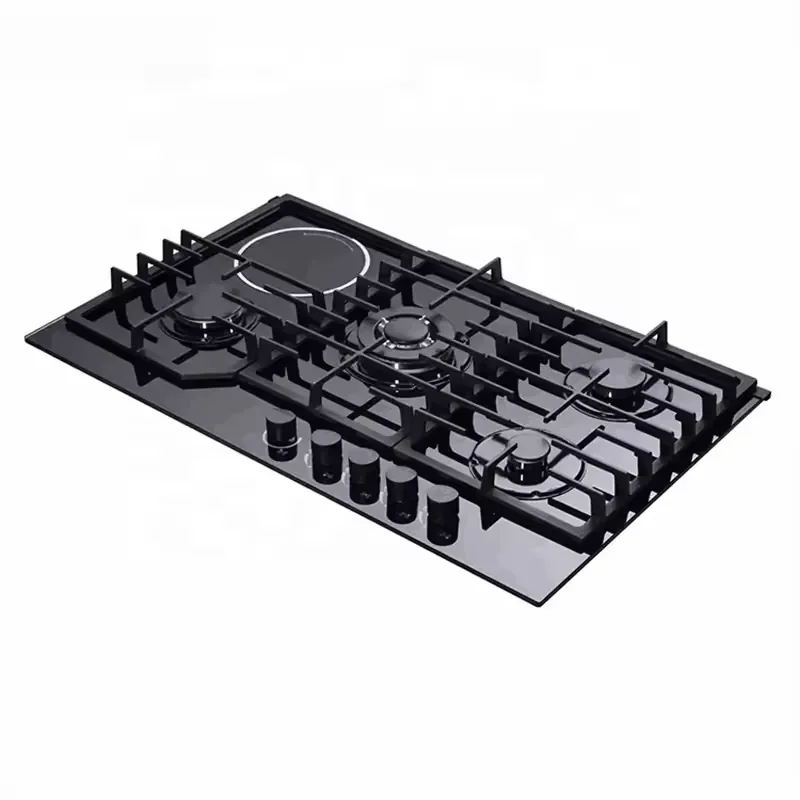 Hot saleGas Stove 5 Burner Electric Kitchen Induction Stove Hot Plate Wholesale Glass Cooker Hobs Built in From China-for