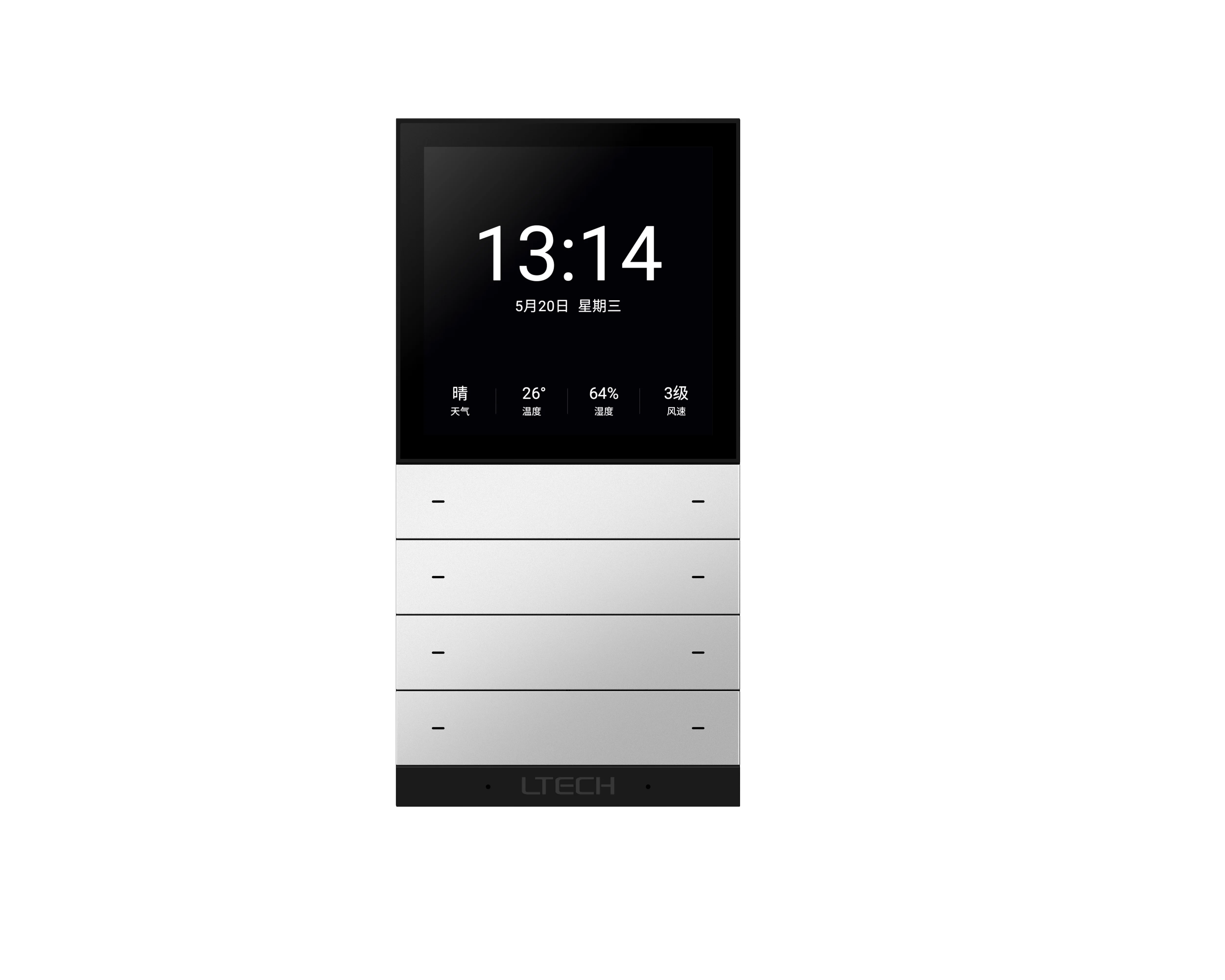 LTECH Whole House Smart Panel BLE Mesh Infrared Appliance Control Panel