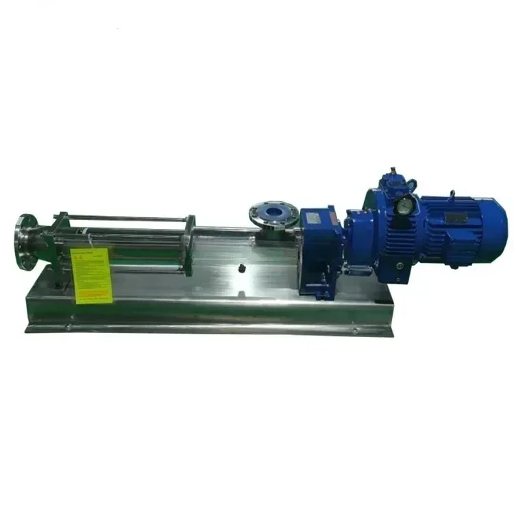 Progressive screw cavity pumps mono hopper axial screw shaft pump for mortar/slurry/sludge/mortar