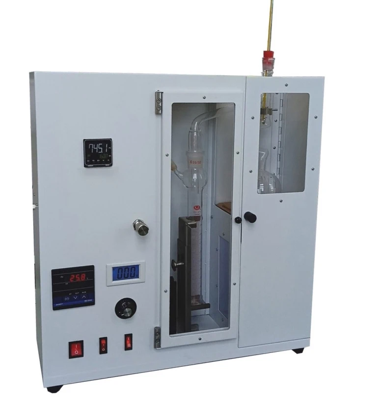 Huazheng HZ-0165 Liquid Asphalt Distillation Apparatus Reduced Pressure Vacuum Distillation Tester for Petroleum