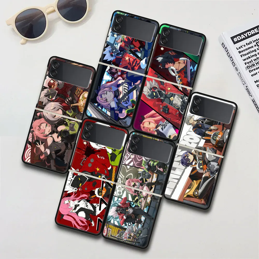 ZZZ Games Zenless Zone Zero Case for Samsung Galaxy Z Flip 4 3 5G Black Hard Fundas Flip4 Flip3 PC Phone Cover Zflip4 Zflip3