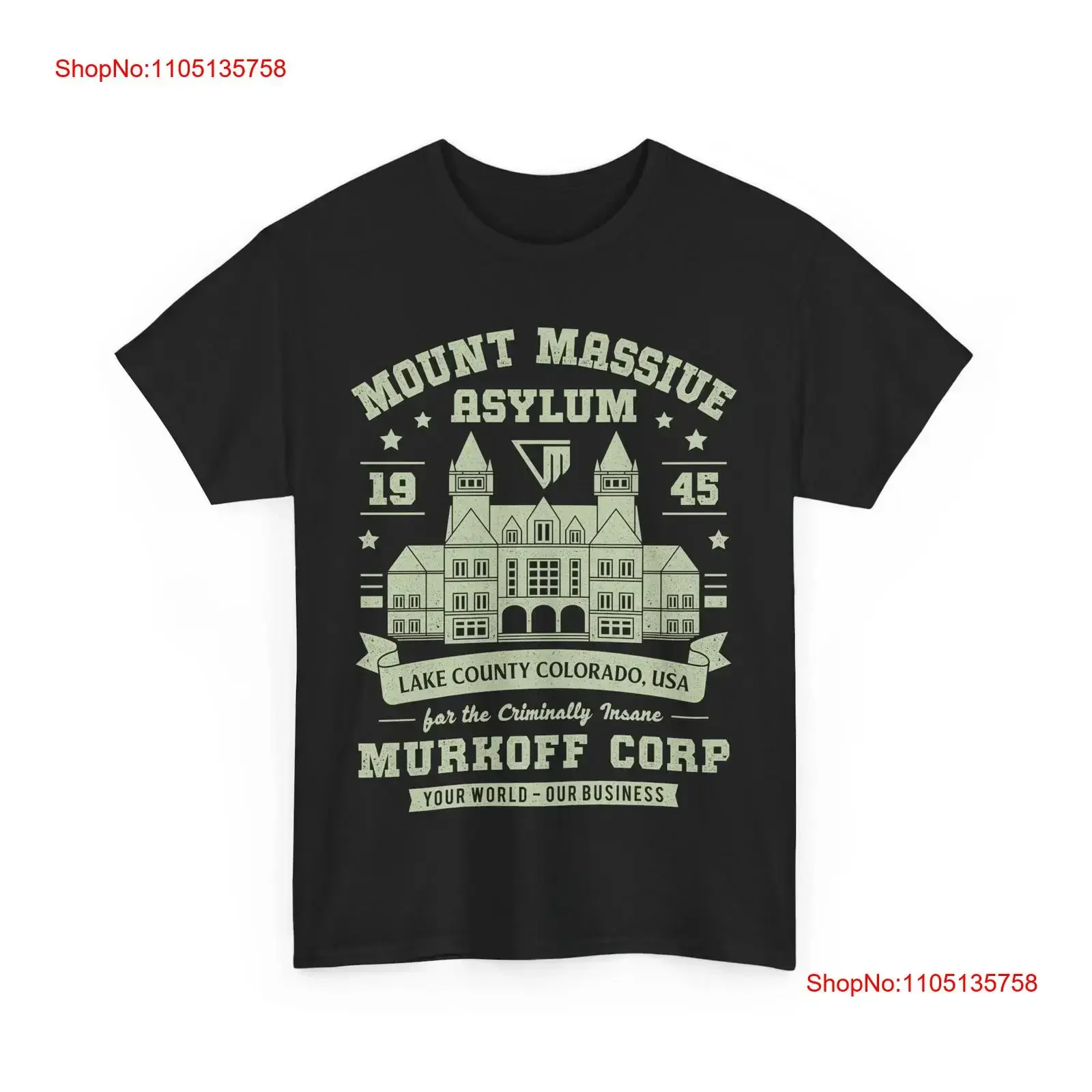 Mount Massive Asylum Vintage T Shirt The Outlast Trials Video Game vintage Washed Slightly Unisex Stretched