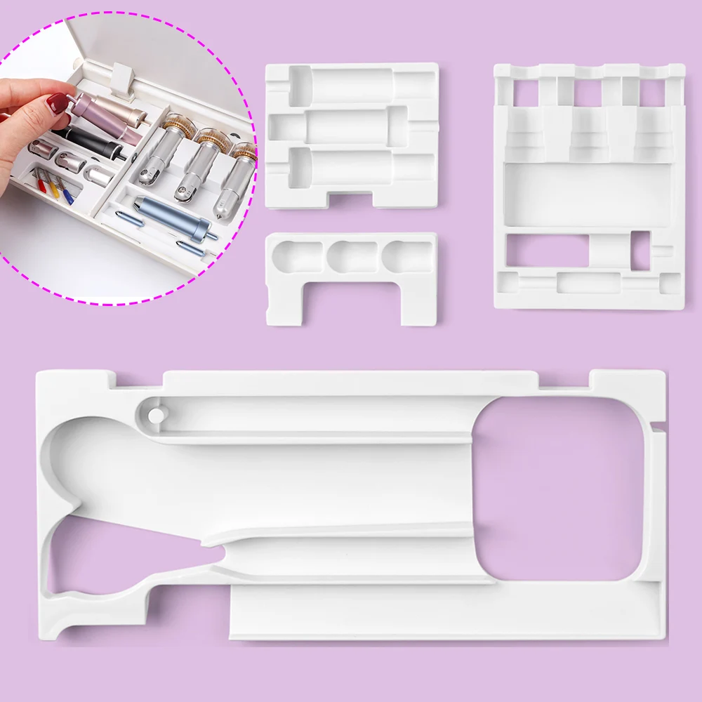 

4pcs/Set Tools Storage Inserts Compatible with Cricut Maker 3&Maker Weeding Tool Kit Tray Blades Housing Tip Accessorie Organize