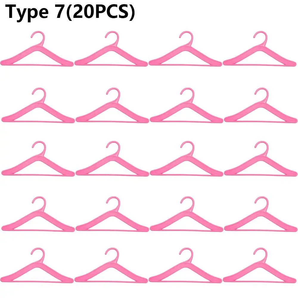 Girls' Gift Mini Wardrobe Supplies Playing House Miniature Clothes Hangers 1:6 Scale Dollhouse Furniture  Accessories