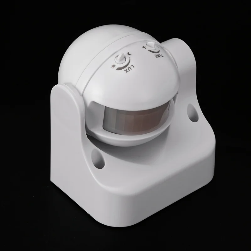 【¡¡El precio más bajo!】5X 110V-240V exterior Ip44 180 grados 50/60Hz seguridad Pir Sensor de movimiento Detector interruptor infrarrojo