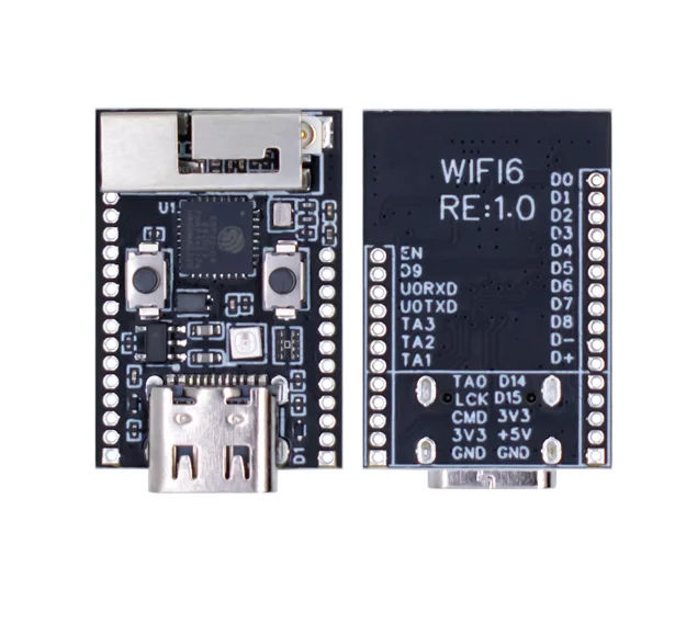 Płytka rozwojowa ESP32-C6 RISC-V 32-bitowy moduł N4 Bluetooth z oscylatorem kwarcowym, podświetlenie RGB, niskie zużycie energii