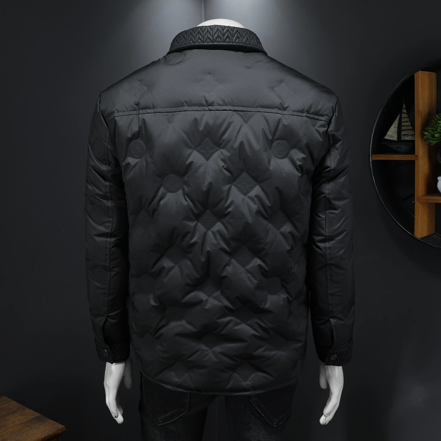 الرجال أسفل السترة 2026 الرجال الشتاء الدافئة أسفل سترة الأعمال عالية الجودة سميكة الدافئة عارضة أسفل السترات #5