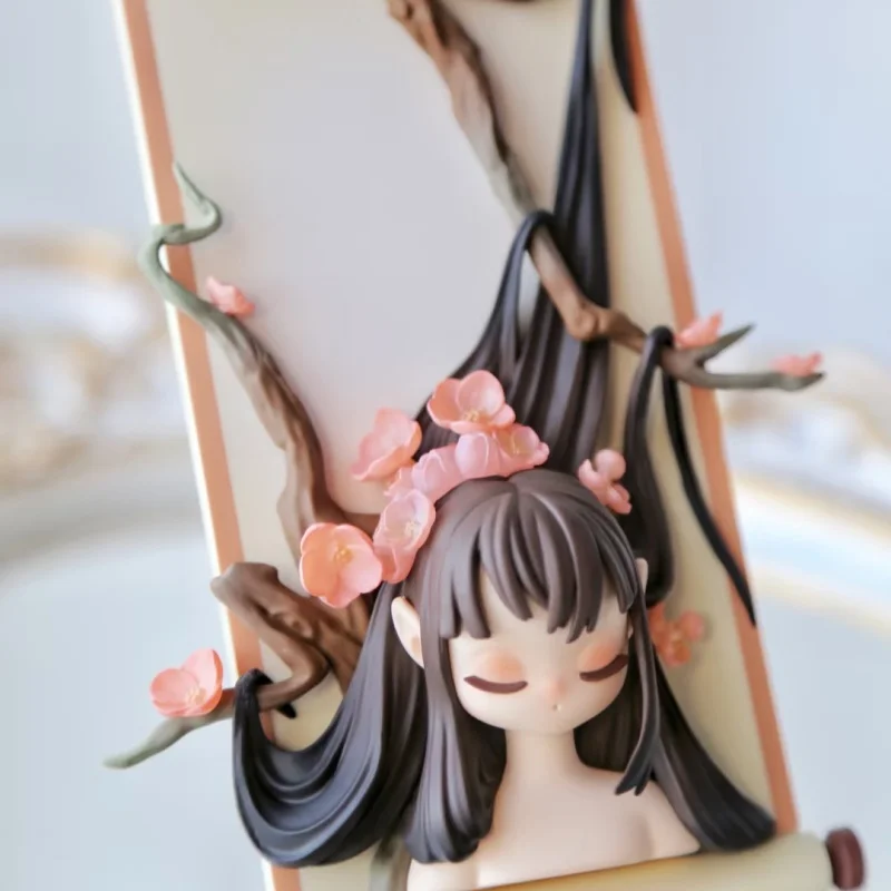 Nowa Seria Figurki Śpiących Chińskich Rękodzieł 15cm Blind Box Śliczne Figurki Akcji Anime Torebka Niespodzianka Ozdoby Kawaii Dekoracja Biurka Zabawki Prezenty