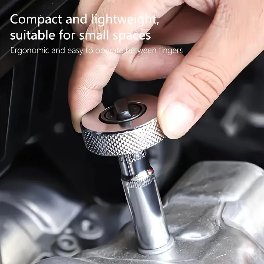 Mini Ratchet Socket Wrench Whole Steel Palm Ratchet Socket Finger Reversible Ratchet Handle 1/4