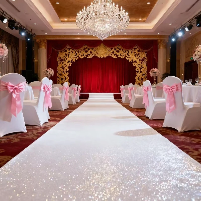 Klassischer Weißer Hochzeitste – Aisle Runner White Bewertung und Preis