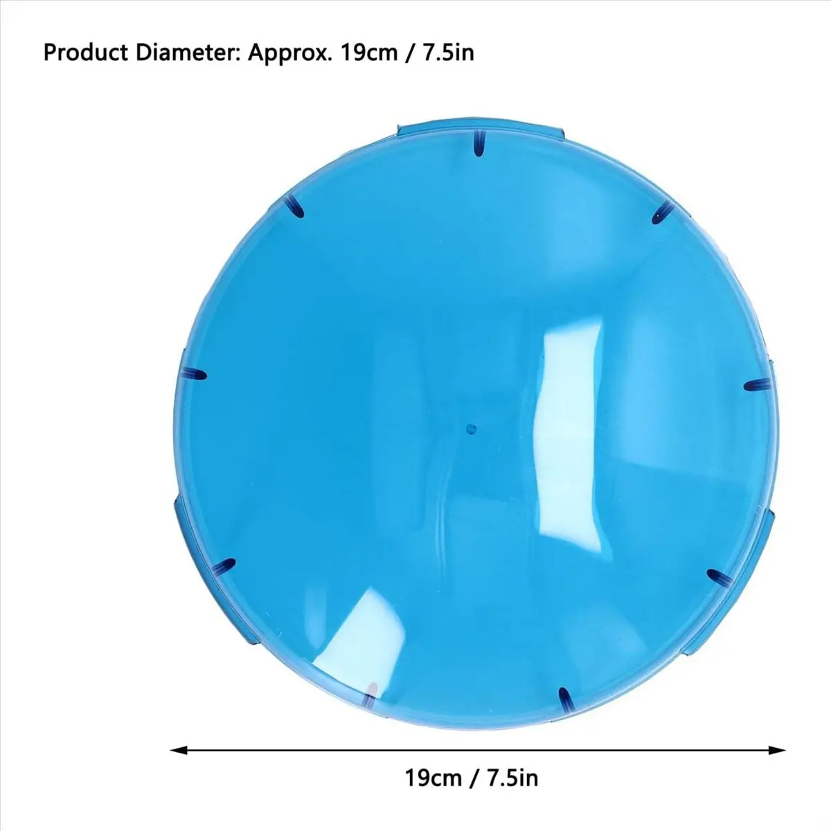 【A30I~】 7.5 Inch Underwater Pool Light Lens Cover Universal Lamp Replacement Aquarium Light Pool and Spa Light Blue