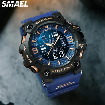 SMAEL waterproof electronic watch student watch 8049 men&#x27;s watch multi-function sports watch