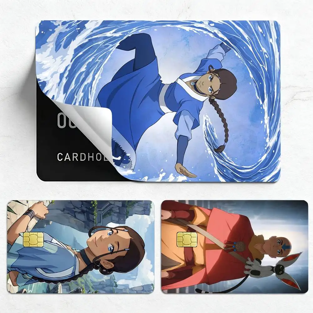 A-Avatar The L-Last A-Airbender  Credit Card HD Stickers Small Chip Waterproof Sticker Game Card Decal Gift