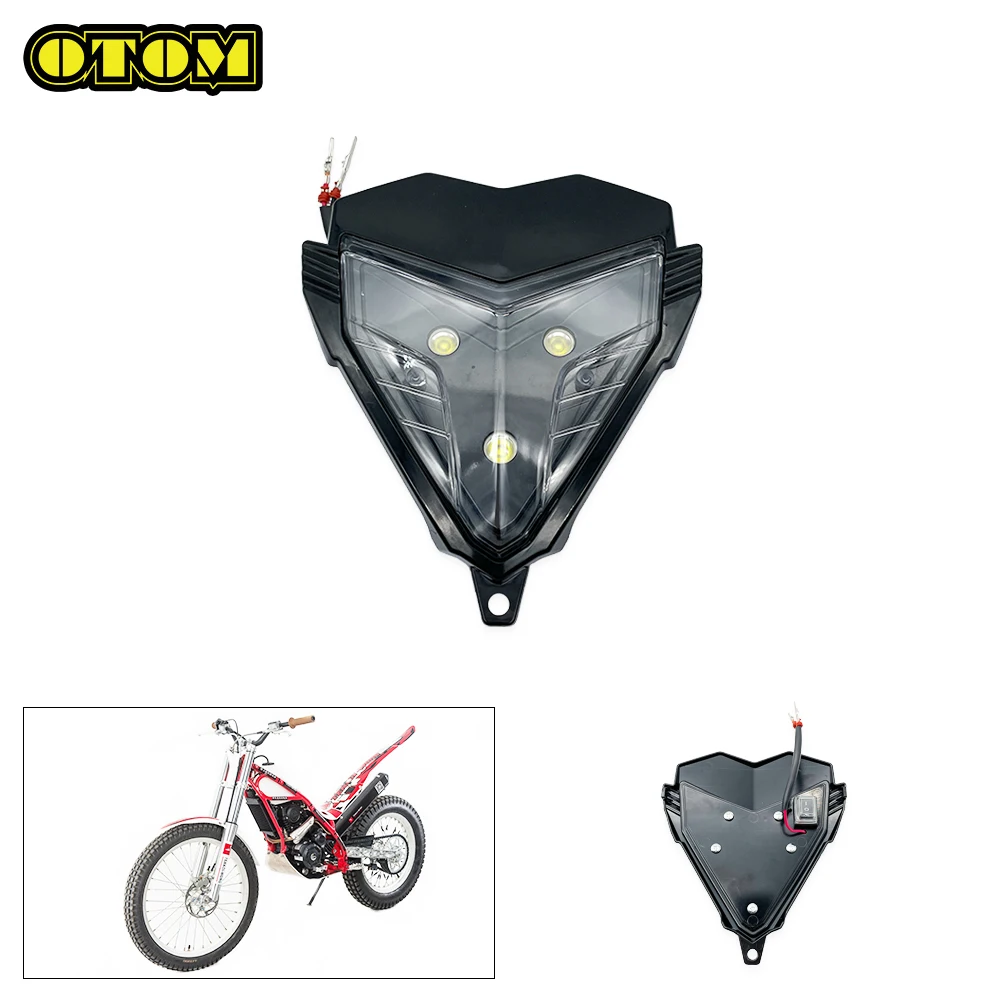 Motorcycle Universal Headlight Headlamp Head Lights Head Lamp DC 12V Trial Bike Motorbike Motocross Accessories