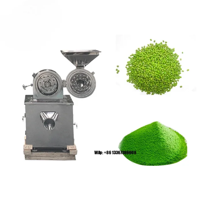 Molino Industrial para Semillas de Teff, Sorgo, Garbanzos, Soja, Especias y Otros Productos Alimenticios, Máquina Pulverizadora y Moledora de Polvo