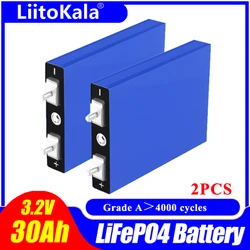 LiitoKala 3.2V 30ah LiFePO 4 rozładowanie akumulatora 5C powłoka aluminiowa akumulator jest odpowiedni dla akumulatora 12V 10Ah zestaw do DIY elektrycznego